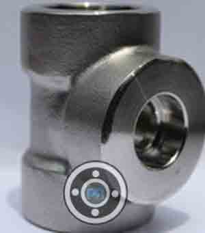 1500 LBS SS Socket Weld Unequal Tee