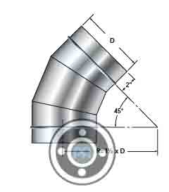 45° Gored Elbow