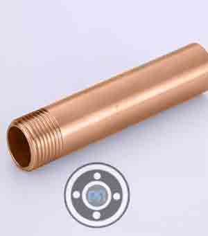 90-10 copper nickel Barrel Nipple