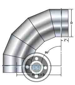 90° Gored Elbow