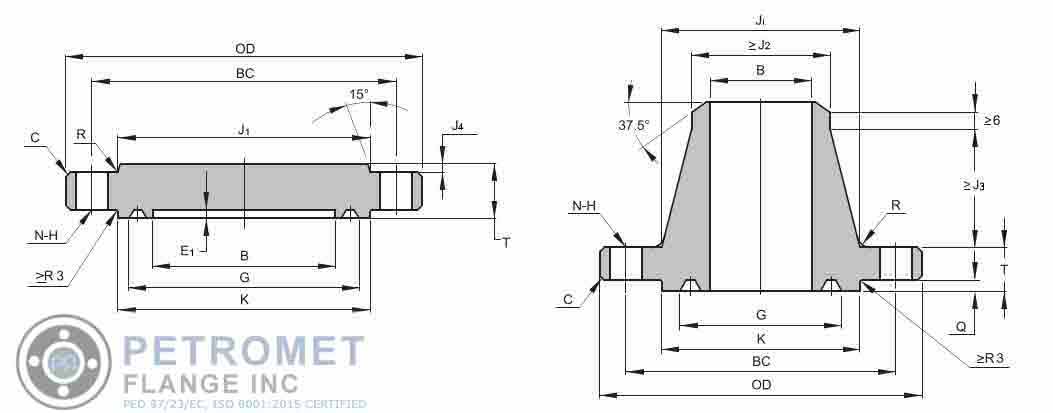 API 6A Type 6BX 5000 psi Flange