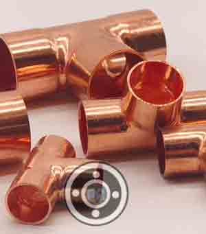 ASTM B151 CUNI C71500 Equal Tee