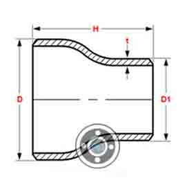 Concentric Reducer dimensions