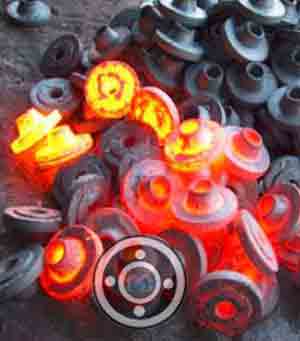 Flange forging