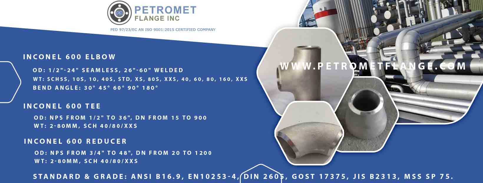 Inconel 600 Pipe Fittings