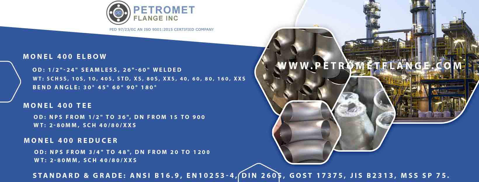 Monel 400 Pipe Fittings
