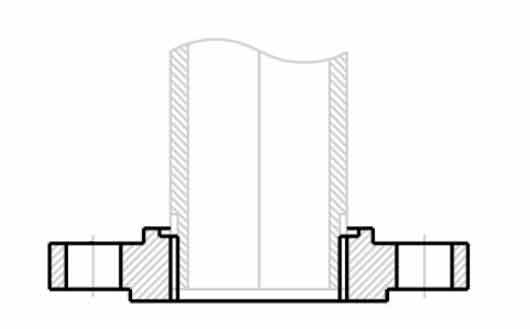 Raised Face Threaded Flange