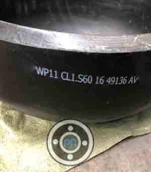 Sch.80, CAP, ASTM A234 Gr.WP11 sizes ASME B16.9, beveled end as ANSI B16.25