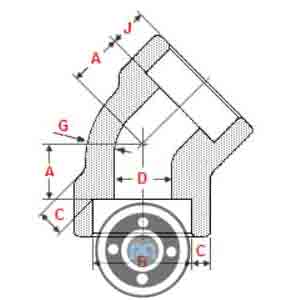 Alloy Steel AISI 4130 Socket Weld Fitting Dimensions