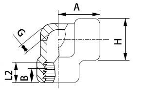 Stainless Steel Socket Weld Elbow Size