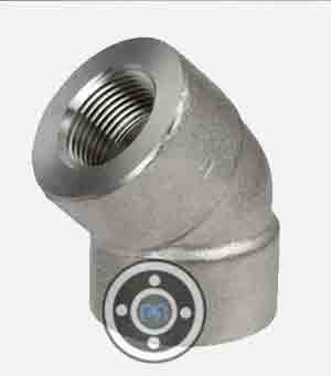Titanium 3.7035 Threaded Elbow
